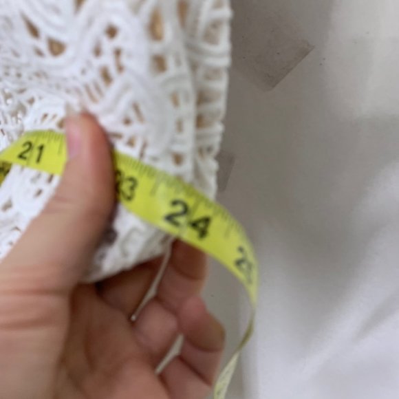 NWT AEOM Crochet Lace Halter Sheath Dress Small - Picture 6 of 12